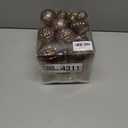 Christmas Ornaments Set with 36pcs Shatterproof Christmas Tree Decorations Multi-Size Christmas Ball Ornaments with 7 Styles Brown