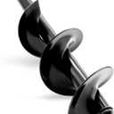 SYITCUN 4"X16" Heavy-Duty Auger Drill Bit for Planting - Garden Spiral Drill Bit - Bulb Planter Tool & Post Hole Digger - 3/8" Hex Drive