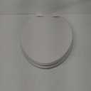 Delta Faucet Morgan Elongated Slow-Close White Toilet Seat with Non-Slip Seat Bumpers, White 811903-WH