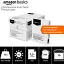 Amazon Basics Multipurpose Copy Printer Paper, 20 lb, 8.5 x 11 Inches, 10 Reams (5,000 Sheets), 92 Bright, White