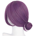 Purple Cosplay Wig with Bangs