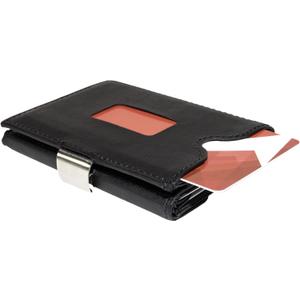 The Ultimate Front Pocket Compact Minimalist Wallet - Black Leather - Card Holder, One-Size