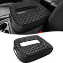 KBH Center Console Armrest Cover for 2007-2014 Chevy Silverado & Tahoe & Avalanche & Suburban, GMC Sierra & Yukon, Vinyl Leather, Floor Console Bucket Seat, Black