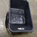 Rubbermaid Commercial Products 8.75 Cubic Foot, All-Weather, Big-Wheel Cart/Yard Cart/Lawn Cart/Wheelbarrow, Yardwork/Landscaping/DIY Projects, Durable/Weather Resistant, Black