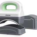 EENOUR Hat Press Machine, Mini Heat Press for Caps with 3 Heating Levels & Auto-Off, Handheld Cap Easy Press with 3"×5.5" Arched Heating Plate for 6-8 Hat Size, 19-26 Girth