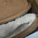 OOW Mens Slippers Genuine Suede House Slippers for Men Cozy Fuzzy Memory Foam Shoes Outdoor Non-Slip Fall Winter Footwear 11.5