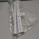 SISELBA 2 Pack Spring Tension Curtain Rod 18-36 inch, Adjustable Tension Rod No Drilling Small Curtain rod, Spring Loaded Curtain Rods for Windows Doorway, White