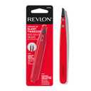 Revlon Ceramic Slanted Tip Tweezers, Precision For Eyebrow Shaping and Fine Hair Removal, Stocking Stuffer for Women & Men, Stainless Steel Body, 1 count