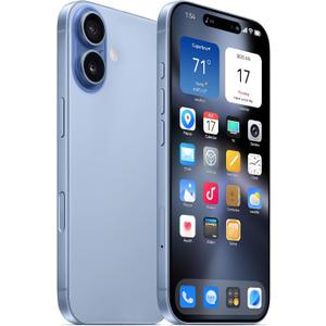 Fake Phone Dummy Prop Phone, Decoy Phone Pear Play Phone Non-Working Phone 17, Display Phone Look Like Real Phone 17 (Blue), Normal Size