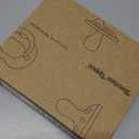 Tommee Tippee Breast-Like Night Pacifier, 6-18 Months, Breast-Like Baglet, BPA-Free Binkies, Glow in The Dark Technology, Yellow/Green, Pack of 4