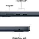 Apple 2026 MacBook Air 15-inch Laptop with M5 chip: Built for AI, 15.3-inch Liquid Retina Display, 16GB Unified Memory, 1TB SSD, 12MP Center Stage Camera, Touch ID, Wi-Fi 7; Midnight