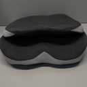 Seat Cushion for Truck Driver, Trucker Seat Cushion, Memory Foam L-Shaped Integrated Car Cushions, Ergonomic Car Cushion for Big People with Back Support (Mix-Black)