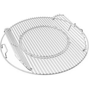 onlyfire Double-Side Hinged Cooking Grate, Gourmet BBQ System Replaced Grilling Grate for Weber 22" Charcoal Kettle Grills