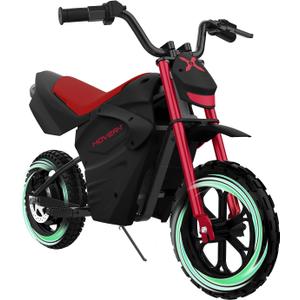 Hover-1 My First Dirt Bike for Kids - 300W Motor, 9MPH Max Speed, 9 Mile Range, 12 Off-Road Tires, 120LB Max Weight, Twist Grip Throttle & Rear Disc Brake Electric Dirt Bike for Kids Ages 5+ Years, Small