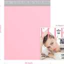 Metronic Large Poly Mailers 19x24 50 pcs, Shipping bags for Small Business, Shipping Envelopes for Clothing, Mailing Bags for Shipping Supplies in Pink