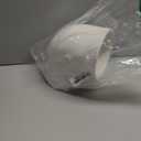 1 Pack 4" PVC 90 Degree Elbow Pipe Fittings (Socket x Socket), 2 Way Right Angle Adapter Coupling Schedule 40, 4 inch PVC Pipe Corner Connector DIY, White SCH 40