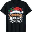 Cookie Baking Crew Funny Christmas Baking T-Shirt, Size M