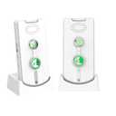 2 Way Intercom for Home Upgraded, Portable Wireless Intercom System for House with 5 Level Volume and Ringtones Adjustment Rechargeable for Hospital Hotel Office Business 2 Pack(White)