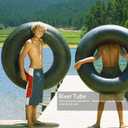 River Tube for Floating Heavy Duty Inner Tube for River Snow Tube River Tube Heavy-Duty Swim and Snow Tube & Inflatable Water Float,River Tube, Sledding Float,Pool Closing Inner Tube (44'')