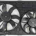 VW102 - Conjunto de ventilador de refrigeracin de condensador y radiador dual para Volkswagen Jetta 2.0L VW Tiguan para Audi A3 TT