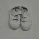 Babykids Kids White Shoes Toddlers Canvas Sneakers Slip-on Light Weight Comfortable Causal Running Shoes Skin-Friendly for Boys Girls 26