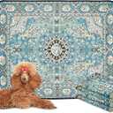 Qeils Washable Pee Pads for Dogs, 2 Pack Reusable Puppy Pads 36"x41" Super Absorbent Leakproof Dog Training Pads, Non-Slip Potty Pads for Floor, Crate, Couch, Whelping Pads Litter Mat Pet Supplies