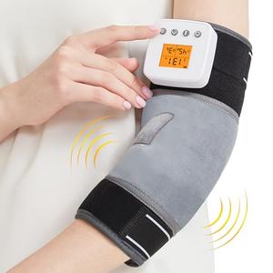 AOBOCO Cordless Elbow Massager with Heat and Vibration - Heated Elbow Brace Wrap for Tendonitis, Portable Arm Heating Pad for Men Women Elders
