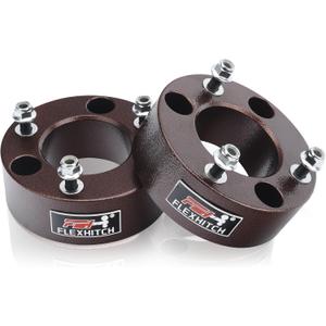 FlexHitch 3" Front Leveling Lift Kits for 2004-2024 F150, 3 inch Forged Front Strut Spacers Leveling Kits Compatible with 2004-2024 F-150 2WD 4WD