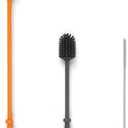 LeMuna Silicone Bottle Brush Set - Silicone Straw Brush for Narrow Neck, Hydro Flask, Sports Bottle & Glassware