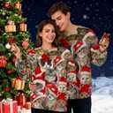 RAISEVERN Christmas Sweatshirt for Men Women Funny Pullover Xmas Top