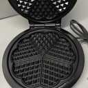 Mueller Heart 5 Waffle Maker, Waffle Iron, Adjustable Browning Control & Nonstick, Cool Touch Handle, Easy to Clean, Small Kitchen Appliances