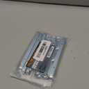 POWERTEC 71425 Surface Mounted Rail Brackets, Frame Fasteners Hardware With Mounting Screws, Hooks for Wood Bed Frame, Set of 4, Silver (Pack of 4)