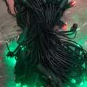 Led Red and Green Christmas Net Lights Outdoor Christmas Bushes Lights 120Led 6ftx5ft, Connectable Outdoor Indoor Mesh Net Lighting for Xmas Holiday, Garden, Lawn, Shrubs, Trees, Bushes Decorations