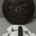 UBP18181-BR 18-Inch Cast Stone Umbrella Base, Made from Rust Free Composite Materials, Bronze Powder Coated Finish