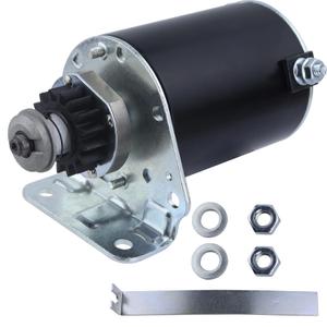 Starter Replacement for Briggs and Stratton 5HP-22HP 16 Teeth 497594 497595 390838 391423 392749 394805, for John Deere LA135 145 155, LG497595 AM37352 AM39137 AM122337, for Cub Cadet Toro