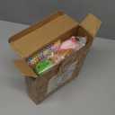 JOYIN 24 Pcs Valentine's Day Gifts Plush Toy & Straws with Cards, Mini Plush Finger Puppets to Hold Straw & Drink Themed Cards, Valentines Day Card for Kids School Classroom Exchange Prizes