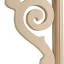 CB618 6" x 1-1/2" x 8-1/2" Small Scroll Shelf Bracket