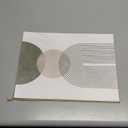 HesenDot Unframed Boho Sage Green Canvas Prints,12x16in Botanical Line Wall Art,Set of 3 Abstract Geometric Posters Decor,Minimalist Modern Green Artwork for Living Room Bedroom Bathroom Office Home