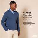 Amazon Essentials Men's V-Neck Pullover Sweater, 4XL Big