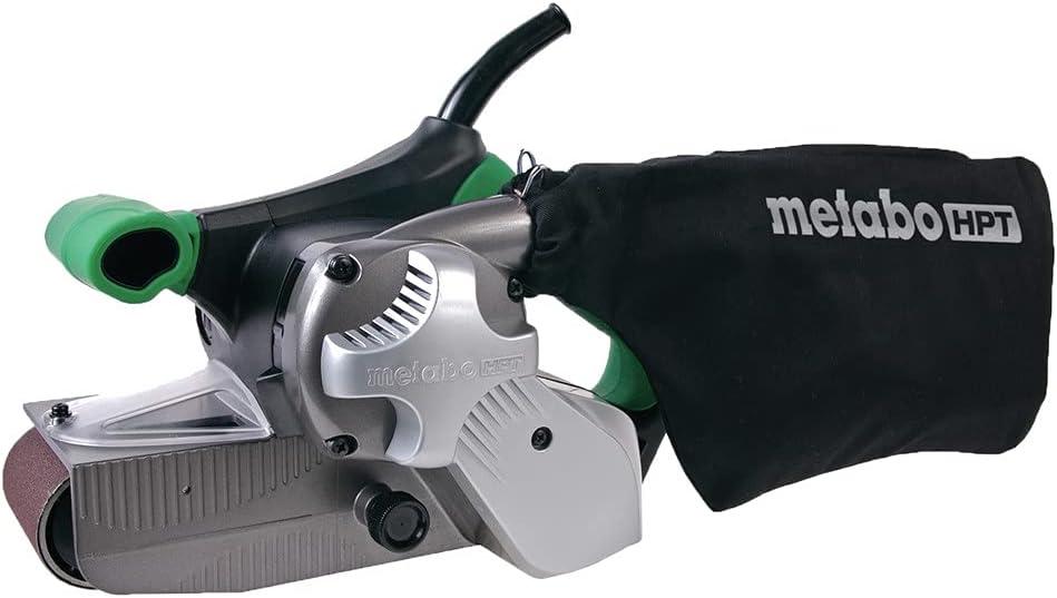 Metabo HPT Belt Sander | 3 x 21 Inch | For Woodworking | Variable Speed | 9.0 Amp Motor | Soft Grip | SB8V2