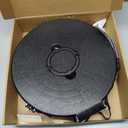 Camping Toilet Retractable Portable for Adults Kids, Adjustable Height Potty with Lid Foldable Design for Hiking, Car Travel, Truck, RV, Boating, Road Trips, Beach (Black)