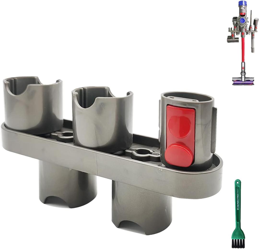 EZ SPARES Compatible Vacuum Parts Docking Station,Wall Mount Bracket,DYS V7 V8 V10 V11 Cordless Vacuum Cleaner, Attachment Accessory Storage Holder Organizer,DIY Connector Converter(1pc)