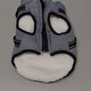 Dog Coat with Harness,Waterproof Dog Winter Jacket with Harness Built in Puppy Cold Weather Coats with Zipper Warm Fleece Dogs for Small & Medium Large Dogs(Gray,M)