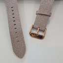 DSAAplus Bling Leather Band For Apple Watch Band 41/40/38/44/45/46/49/42mm for iWatch Series 10 9 8 7 6 5 4 3 Ultra SE (rose gold+rose gold buckle)