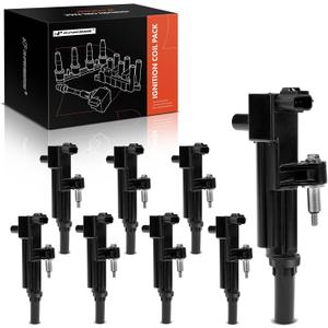 A-Premium Ignition Coil Pack Compatible with Dodge Dakota Ram 1500 08-10 Durango Aspen 08-09 Ram Commander Grand Cherokee 2008-2010 4.7L 8-PC