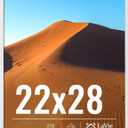LaVie Home 22x28 Picture Frame for Wall Display, 22x28 White Picture Frame with HD Plexiglas, 22 x 28 Poster Frame 1 Pack, Display Frame for Vertical or Horizontal, Classic Collection