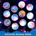 Galaxy Slime Toy 72pack Party Favors for Kids, Rich Colored, Stress Relief Toy for Girls Boys, Easter Basket Stuffers, Christmas Stocking Stuffers