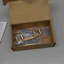 Amerdeco 5 Pack Champagne Bronze Cabinet Pulls 3 Inch(76MM) Hole Centers Kitchen Cabinet Handles Hardware Kitchen Handles for Cabinets Cupboard Handles Drawer Pulls ZH0041
