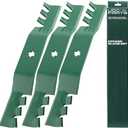 UDC Parts Mower Blades for Cub Cadet 50 Inch 942-04053C RZT 50 LTX 1050 / Fits Troy Bilt MTD Replaces OEM no. 942-04053A 742-04053C 742-04053A 742-04053 942-04053 / Gator Mulching Blades 3 Pack