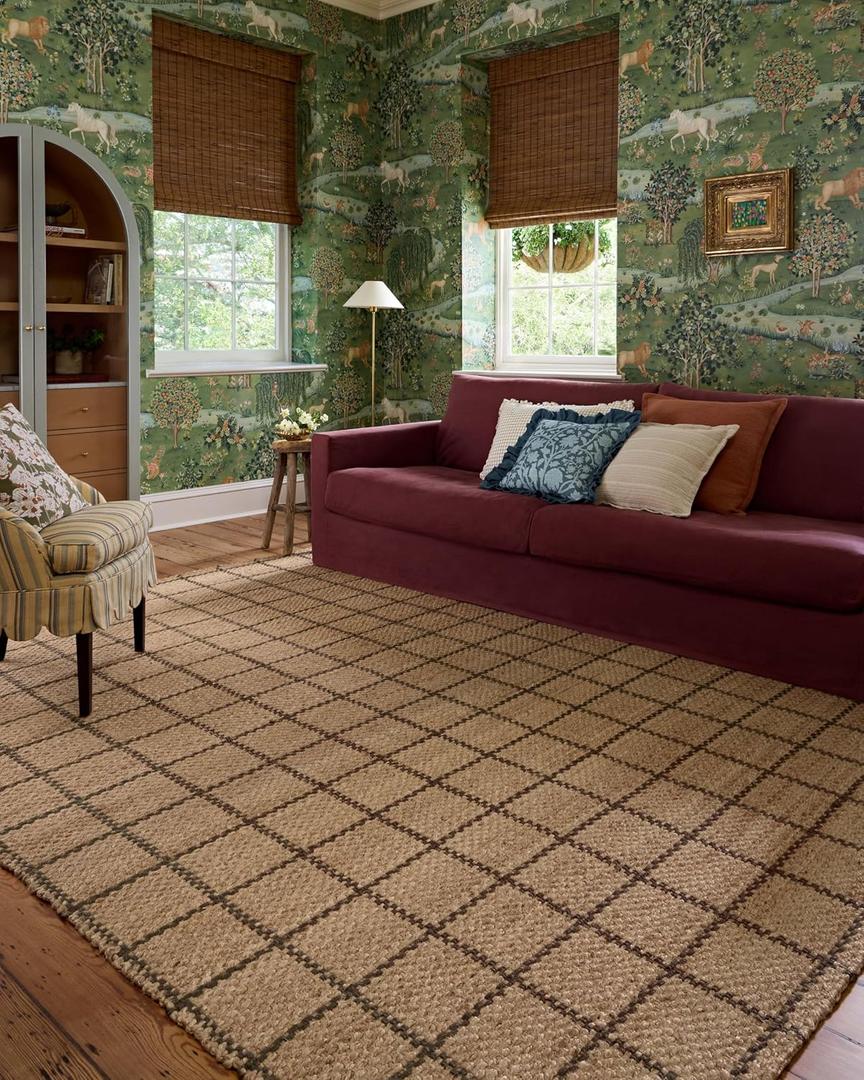 Loloi Chris Loves Julia Fletcher Natural/Brown 2'-3" x 3'-9" Runner Rug